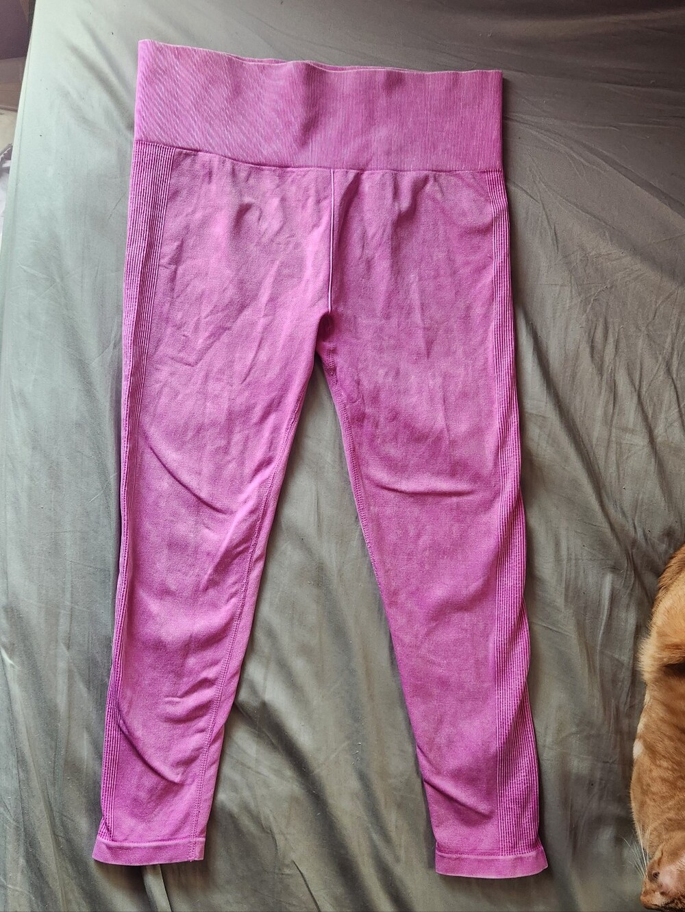 NO BOUNDARIES Purple Crop Leggings Size XL